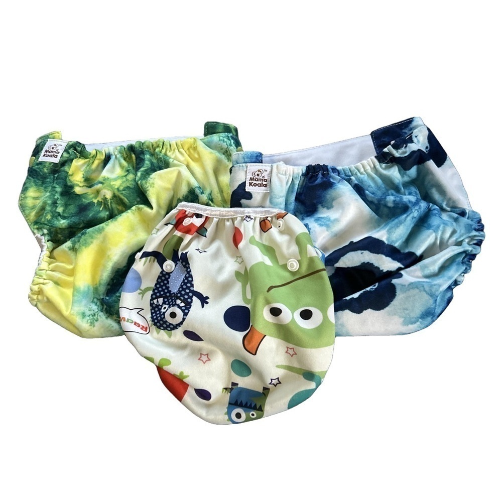 6 Reusable Cloth Diapers Infant Baby/Infant Diapers Boys Unisex — image 2 of 5